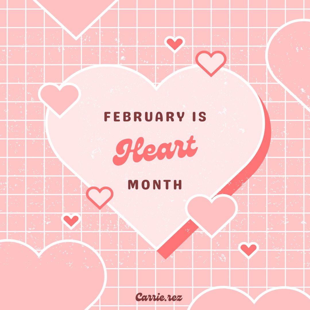 February is HEART Month 💞

Your heart is such an important part of your body and needs, love and care 💕

Here are some easy ways you can focus on your heart health, every day: 

-Exercise at least 30 minutes a day 🏃‍♀️🚶‍♀️🚴‍♀️
-Get a good night’s rest 😴
-Find ways to limit stress 🧘‍♀️