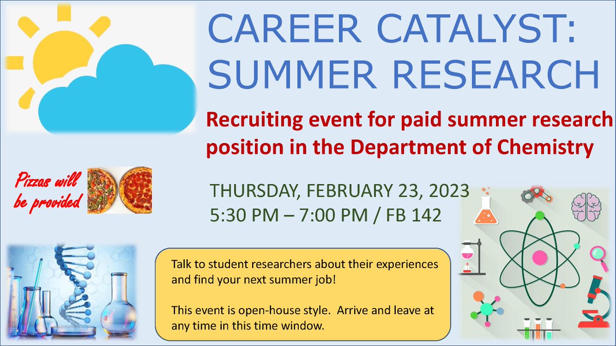 Ball State University will be hosting a recruiting event today at 5:30 p.m. !! #stem #summerresearch #BallState