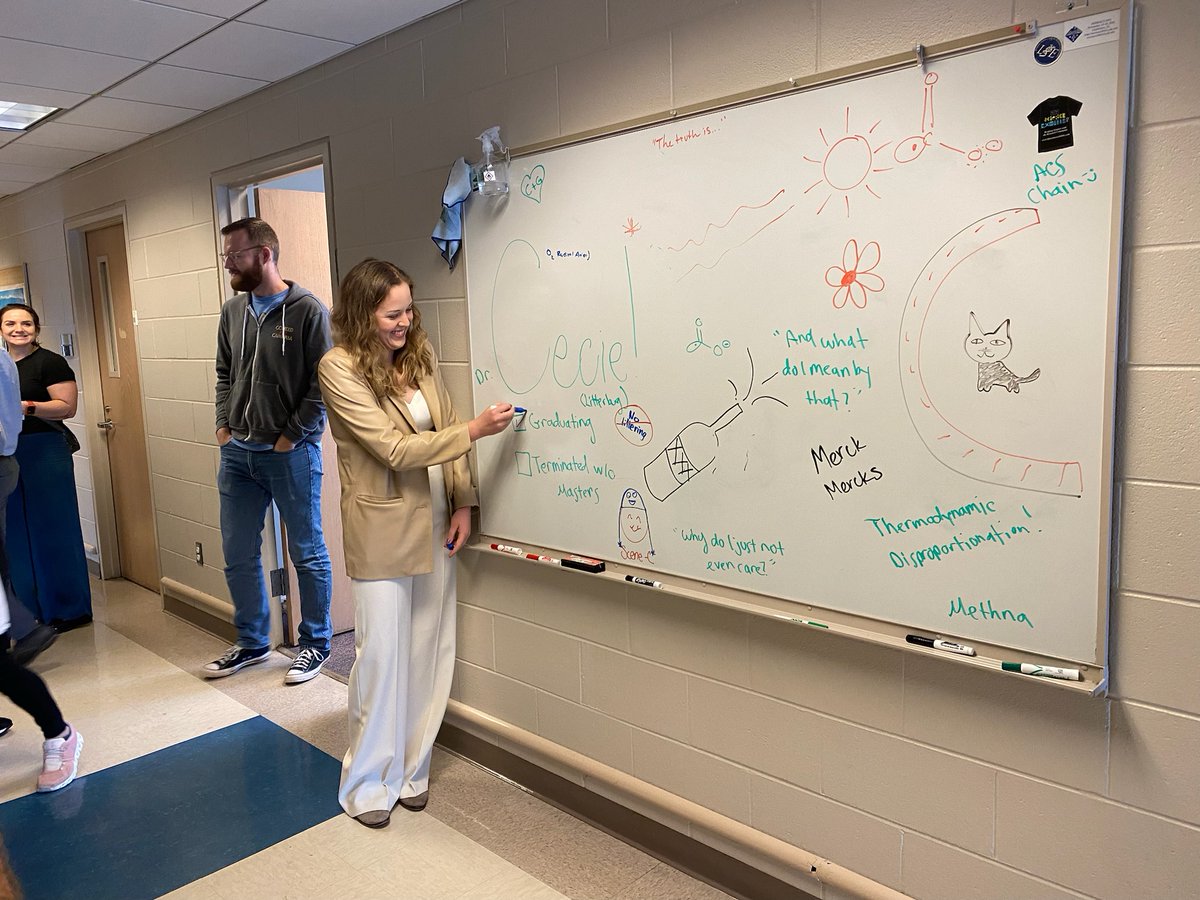 A huge congratulations to <a href="/CeciliaHendy/">Cecilia Hendy, Ph.D.</a> on a successful Ph.D. defense!  We are incredibly proud and wish you the best of luck in your future endeavors on the <a href="/Merck/">Merck</a> process team!