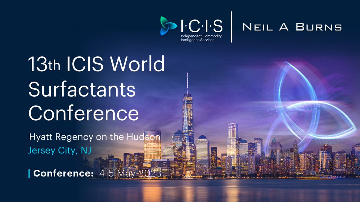 ICISOfficial's tweet image. The ICIS World Surfactants Conference is your chance to connect and network with some of the biggest names in the #surfactants industry, with companies such as @exxonmobil,  @Unilever and @CP_News attending. Register now: spkl.io/60144bt2I