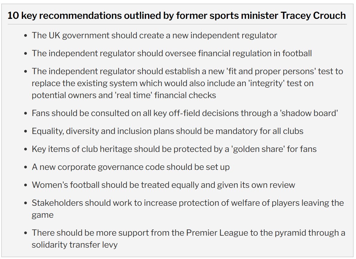 Good to see the unveiling of the #WhitePaper today. We hope the government uses this opportunity to continue to shape the game with the best interests of fans in mind - including urging support and implementation for #safestanding  #letsaveit     #footballgov #premierleague