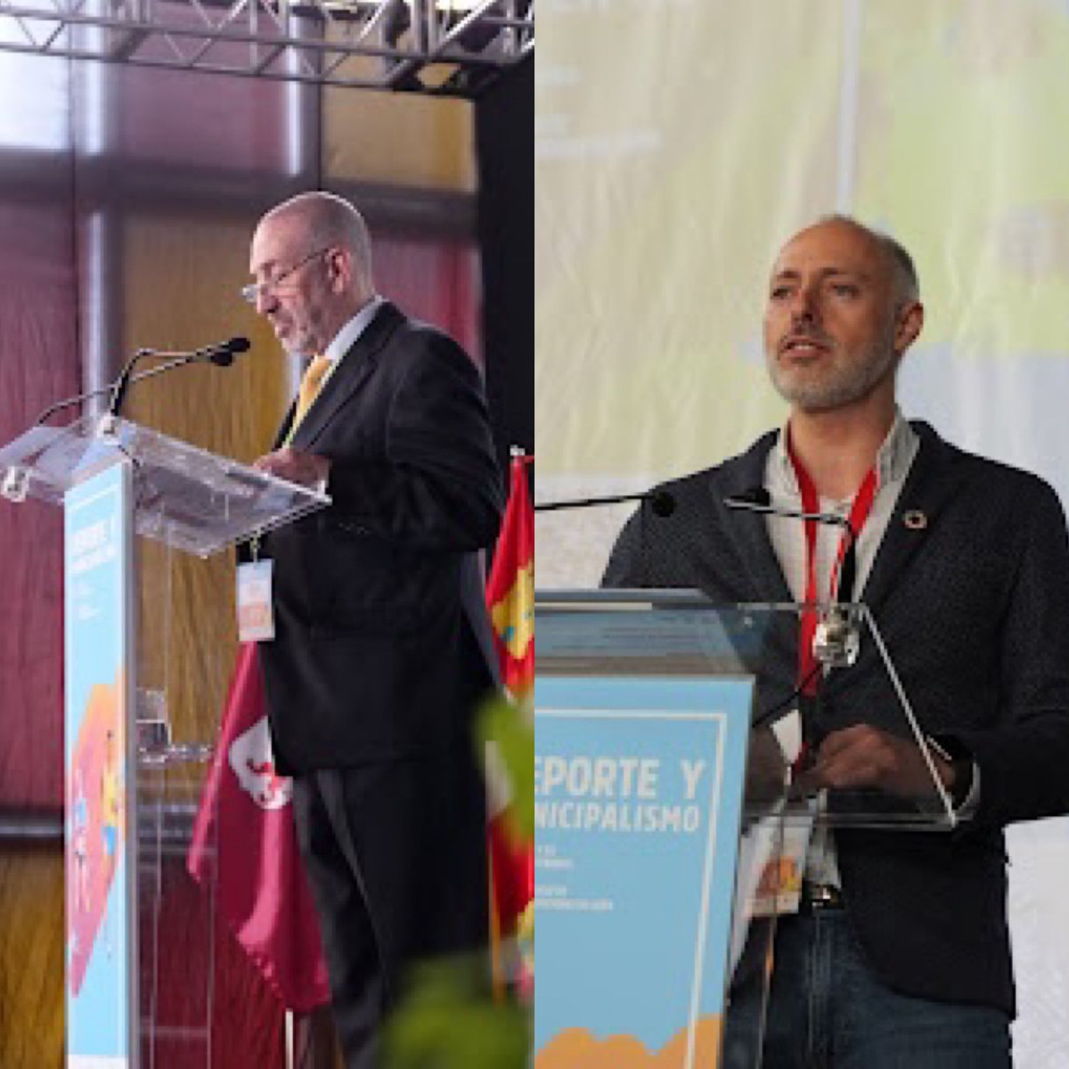 #DeporteyMunicipios 
Vicente Martínez Orga y <a href="/FabianquesadaGo/">Fabián Quesada</a>, de #ADESP, han propuesto durante el Congreso en #León escenarios en los que la colaboración entre #FederacionesDeportivasEspañolas y #GobiernosLocales enriquecería a nuestra sociedad. 
<a href="/fempcomunica/">FEMP</a> <a href="/diputacionleon/">Diputación De León</a>