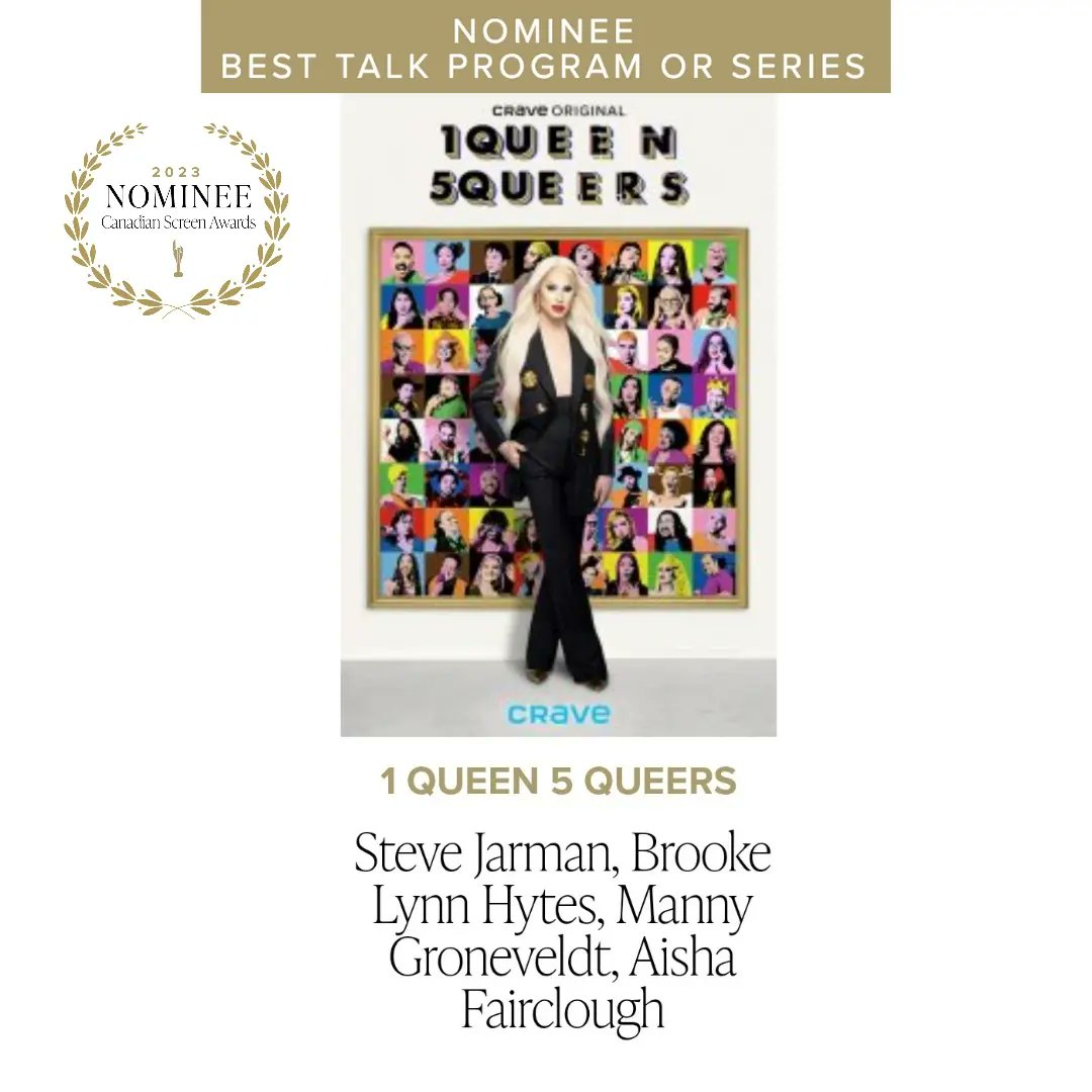 We got nominated for a Canadian Screen Award! I'm so proud of our incredible team! Congratulations to all the 2023 <a href="/TheCdnAcademy/">The Canadian Academy</a> nominees.

#representationmatters  #CdnScreenAwards