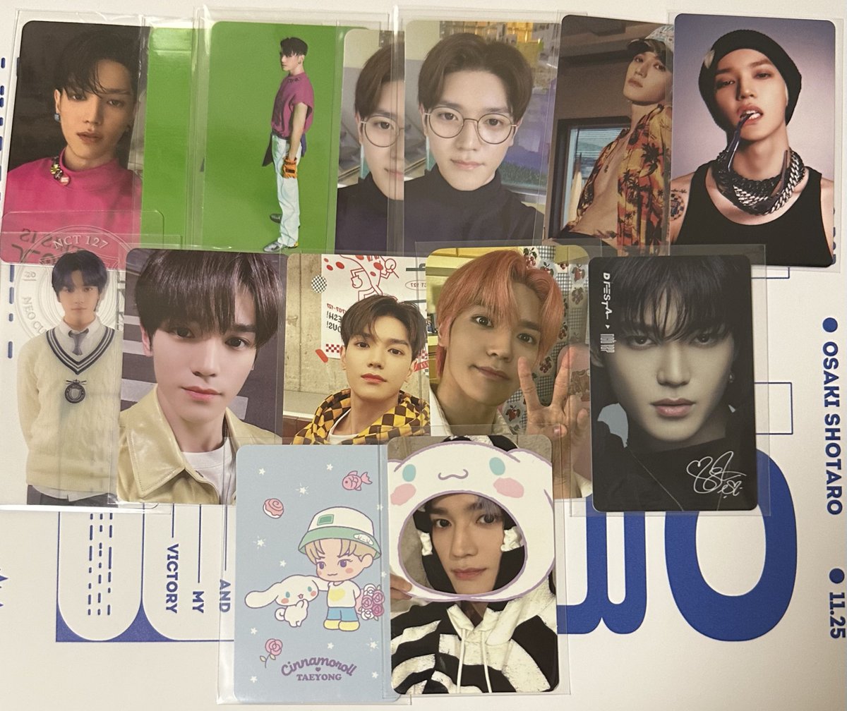 tarodong__'s tweet photo. NCT 127 DREAM wayv トレカ 交換
譲)画像　テイル ジャニ テヨン 悠太 ユウタ
求)固ツイ ショウタロウ ヘチャン
リプ欄に他メンバー繋げます。
 #NCT交換 https://t.co/LfToDHaI77