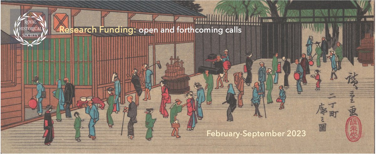 Following yesterday's launch of @RoyalHistSoc's Research Funding programme for 2023, we've created a listing of current funding calls open to historians at all career stages; plus news of additional programmes opening soon: bit.ly/3ZiNqOe #twitterstorians