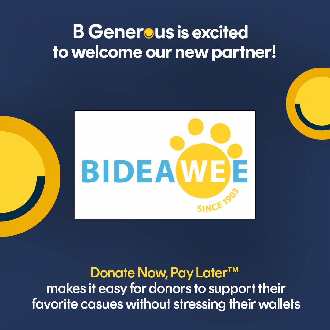Please visit bideawee.org to learn more about their mission. #letsbegenerous #letsbgenerous #donationsneeded #donatenowpaylater