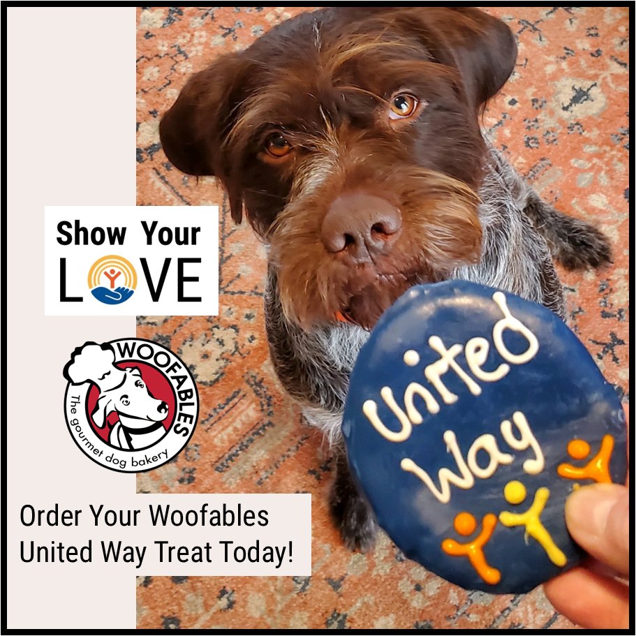 uwayjwc's tweet image. ❤️ Love your puppy!
❤️ Love your community!
Buy your @WoofablesBakery @uwayjwc branded dog treats &amp;amp; they will give 70% to our community through United Way! 
Buy Now: woofablesbakery.com/united-way-2-t… #dog #woofables #treats #community