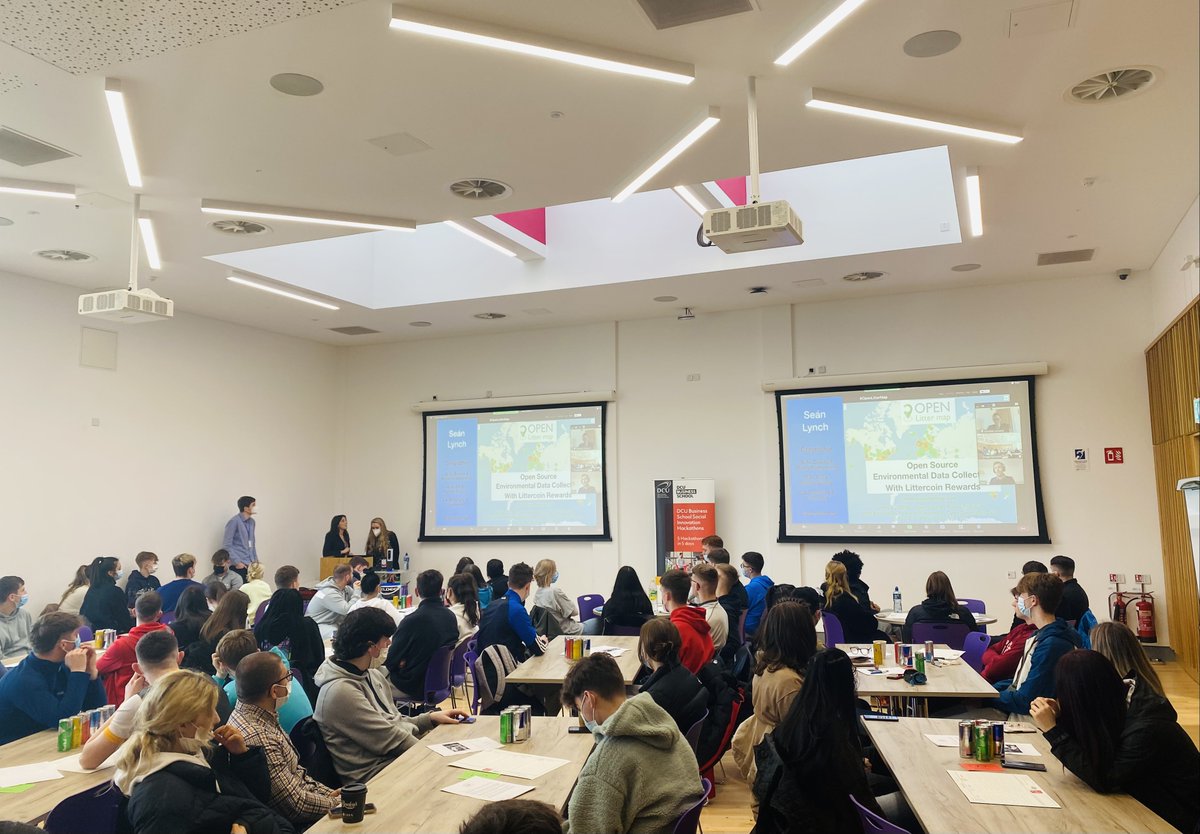 DcuHack4change's tweet photo. Throwback to last year 2022 where our students connected their social innovation ideas to the SDGs. We can't wait to see what circular solutions they will hack this year! 

Find out more about the 2022 event here https://t.co/0WQYDd8LMh https://t.co/gfuvQG0tx4
