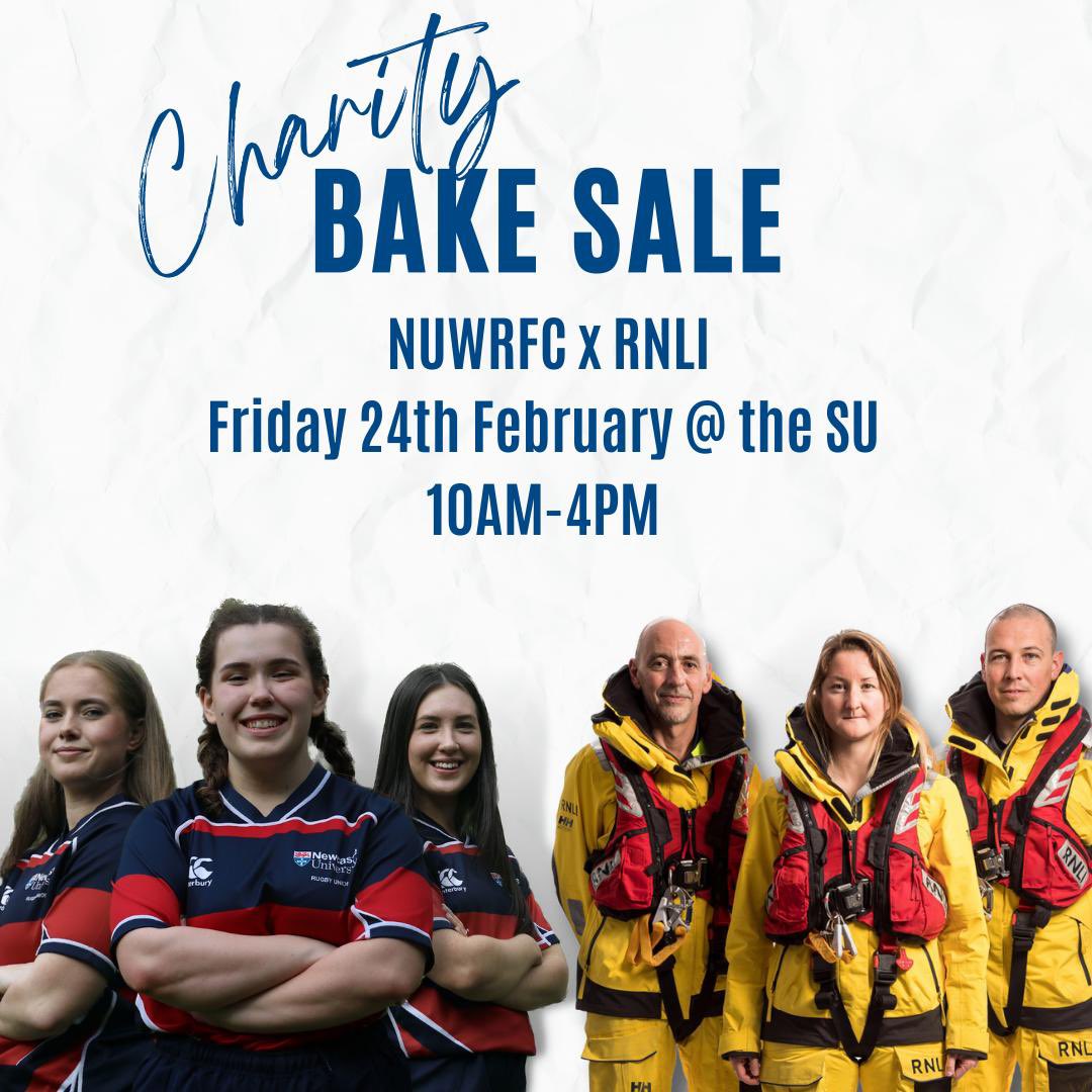 Make sure you get yourself down to our charity bake sale tomorrow!!!! Raising money for the <a href="/rnli/">RNLI</a> to help save lives at sea 🌊💙❤️