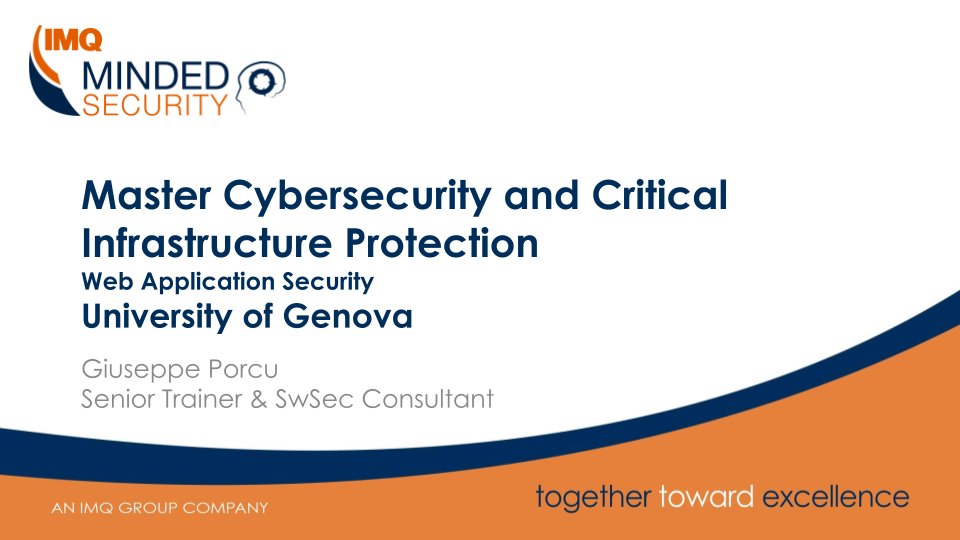 IMQ Minded Security tweet media