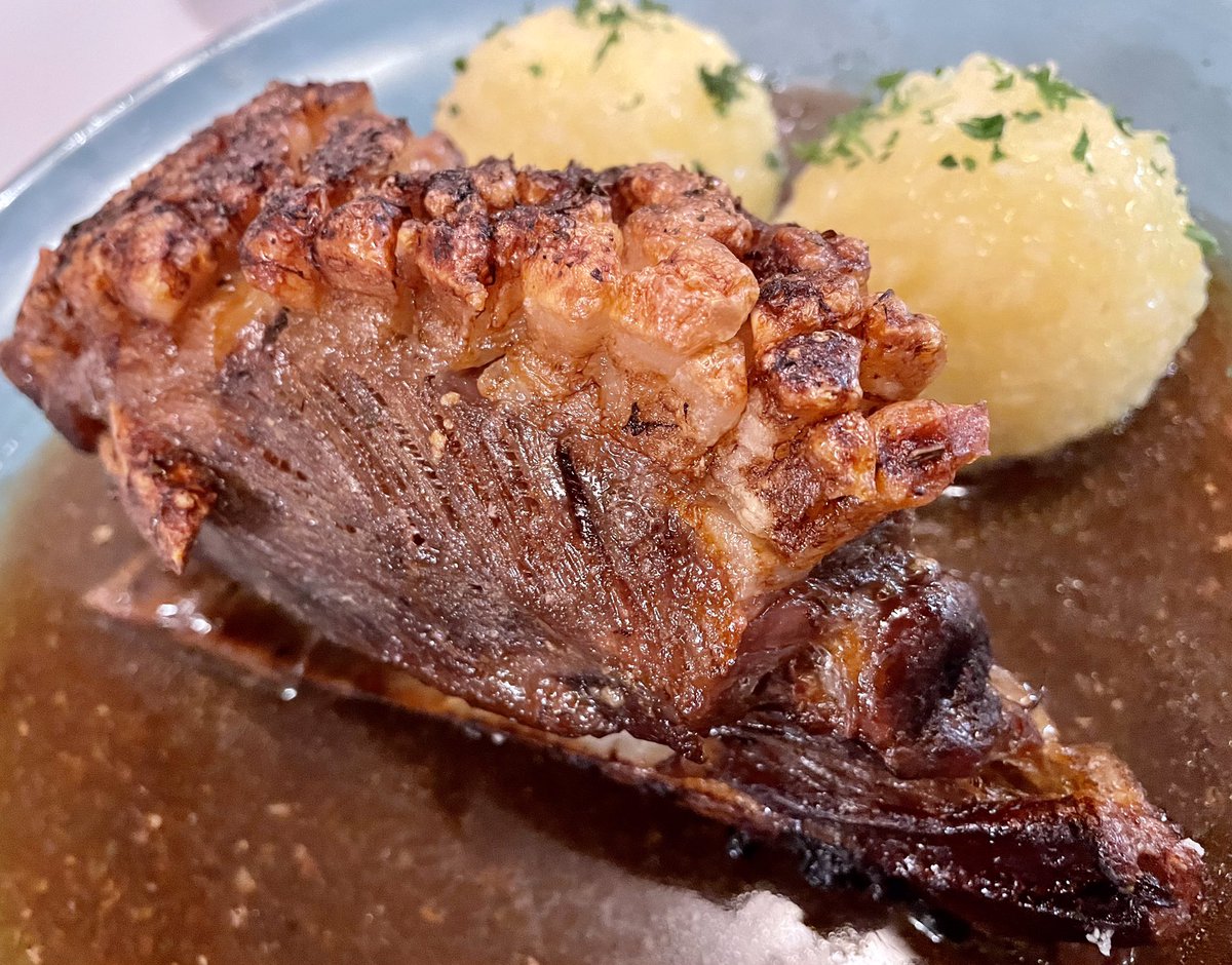 Vor dem Fasten noch einmal ein Schäufele bestellt. 👍