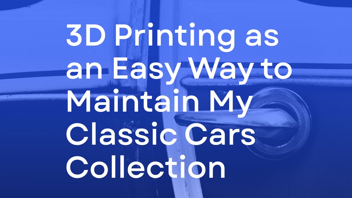 Check our latest blog article, a simple guide on how to use 3d printing to restore your Classic car 🚗 

Read more here ⬇️
threeding.com/.../3dprinting…...

#3dprintig #3dprint #blogarticle