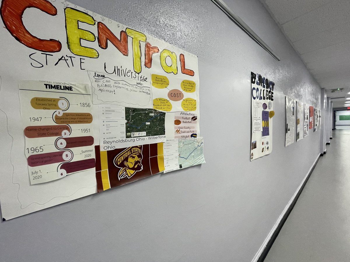 Mrs. Coley’s Ss studied different HBCUs and will participate in a gallery walk to see their classmates’ work. #reynproud <a href="/ReynHAMS/">Hannah Ashton MS</a>