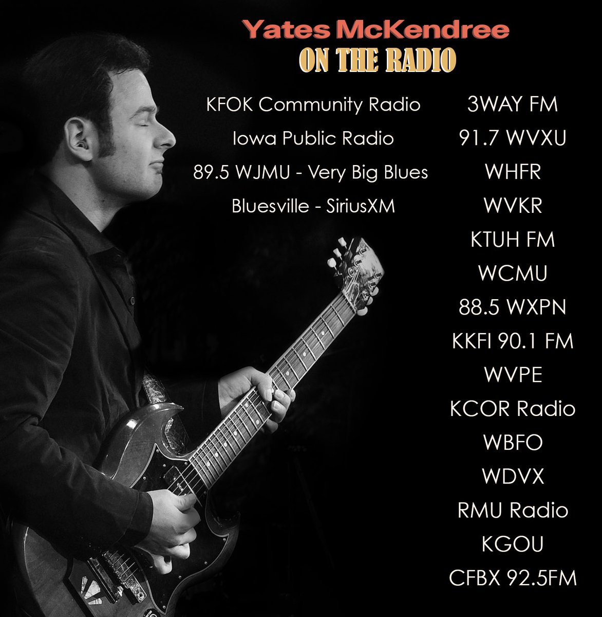 Huge thank you to these radio stations for keeping Yates McKendree’s @buchananlaneLP in your rotation the past few months:

@3WAYFM
@VeryBigBlues
@917wvxu
@ktuhfm
@WCMUNews
@CFBXRadio
@WBFO
@KCORRadio
@IowaPublicRadio
@wxpnfm
@kkfi901fm
@WVKRFM
@KFOKCommRadio
