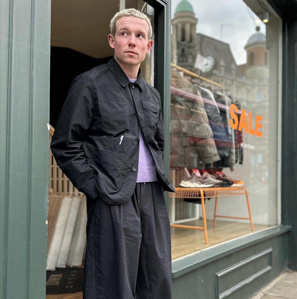 O_Spencer's tweet photo. Great to see Jack (@vcpines) from our brilliant stockist @curatedman in Richmond, wearing our new Hythe Jacket in Penpol Black! ⁠
⁠
#oliversencer #mensstyle #menswear #mensfashion #ootdmen #throwingfits #blouson #springstyle #springmenswear https://t.co/bwa9N3lM9Z