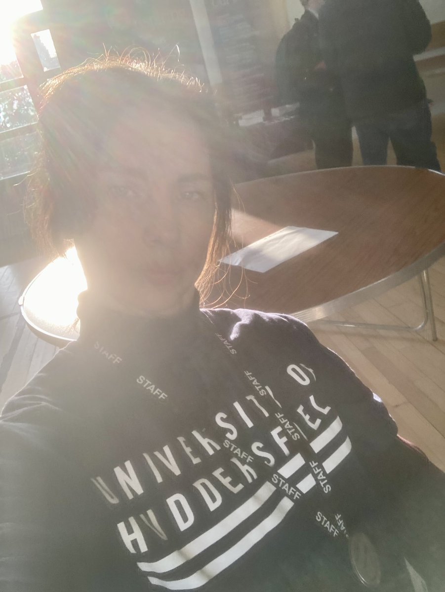 HuddsGemma's tweet photo. Setting up at sunny @BrigshawNews careers fair tonight and in our new @HuddersfieldUni merchandise! @Hud_SCLS https://t.co/T1MzbK92JP