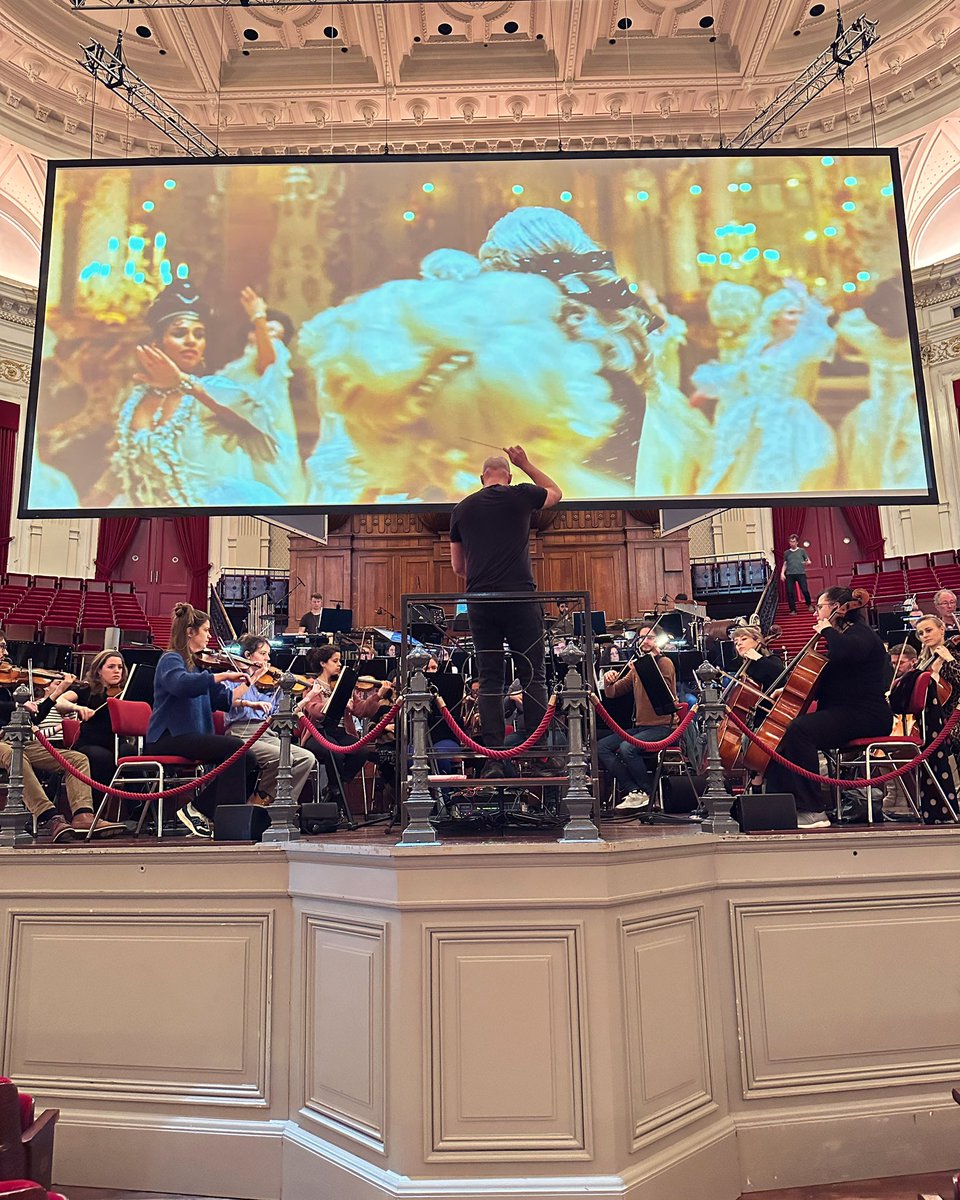 Rehearsing with <a href="/Noordpoolorkest/">Noordpoolorkest</a> for tonight’s sold out Beauty and the Beast at <a href="/Concertgebouw/">Het Concertgebouw</a>. <a href="/IMGArtistsUK/">IMG Artists</a>