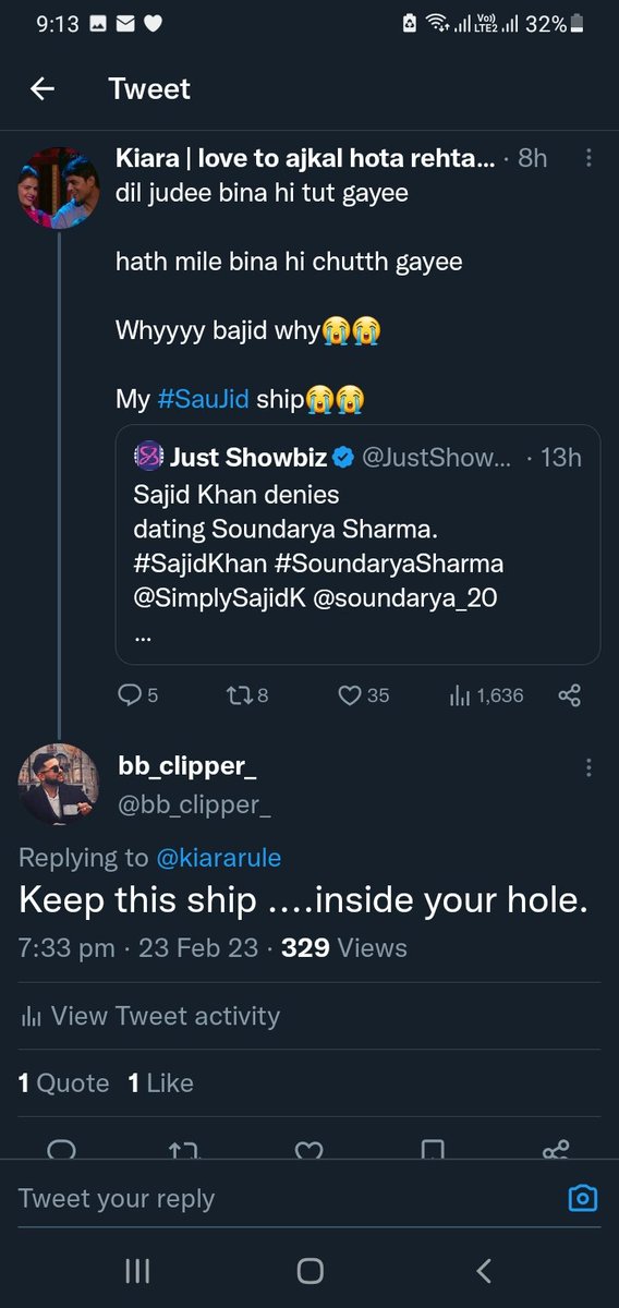 bb_clipper_'s tweet photo. Normal day ⁴ Freeyanka paltan
Apni bari .....soch upbringing bla bla
#soundaryasharma #SoundaryaStars https://t.co/apRZyAkrDL