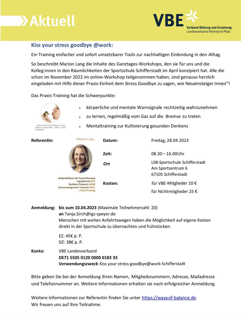 vbe_rp's tweet photo. #höchstezeitfürschule #lehrergesundheit🍀 #stress https://t.co/YOCS4rK93u
