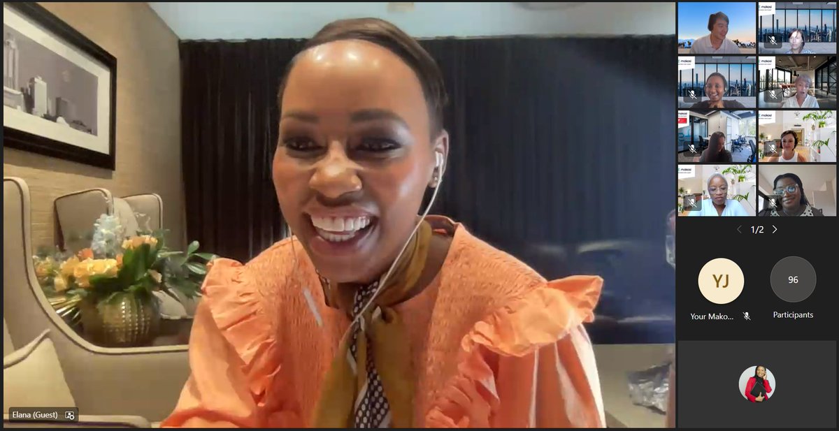 Today, the team at Makosi hosted @ElanaAfrika for a wholesome conversation on Positivity, Mindfulness, Joy, and Gratitude. Thank you for attending-we hope you resonated with the session. And to those awaiting their APC results tomorrow, Goodluck!