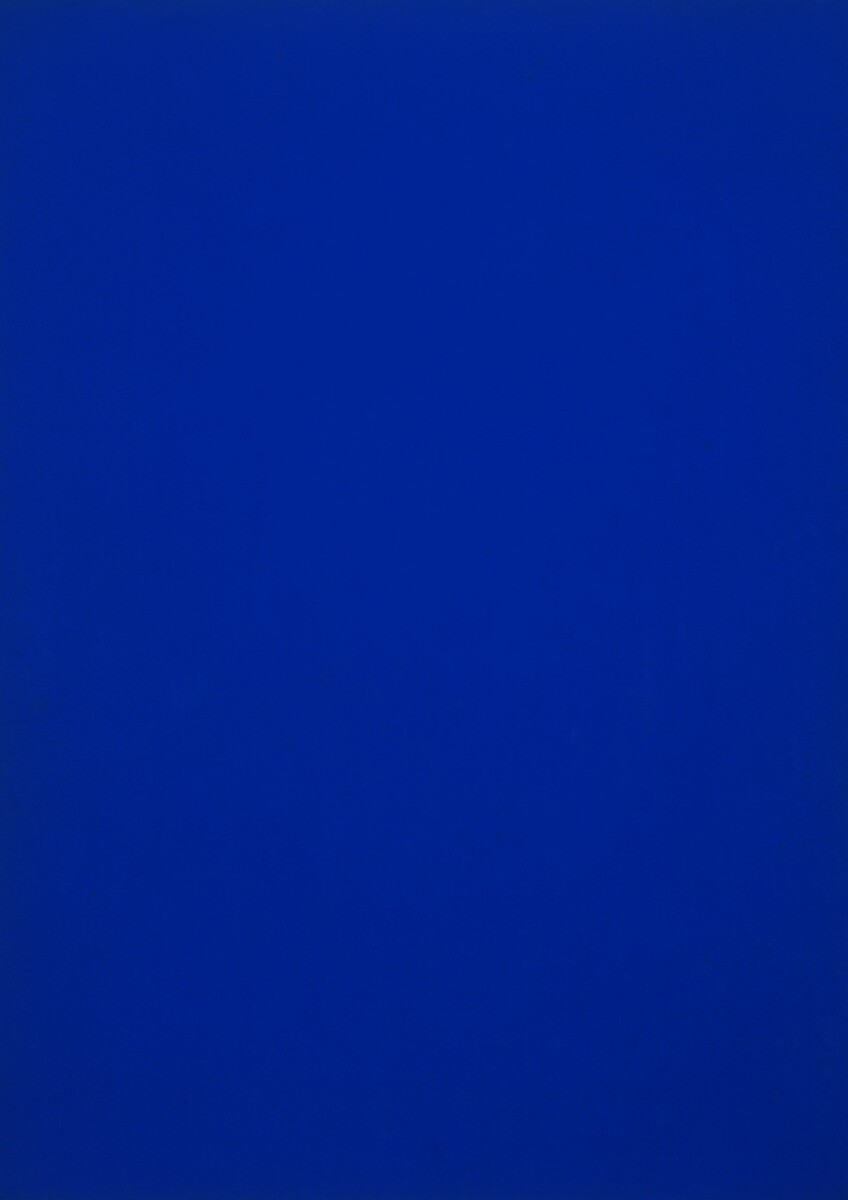 Yves Klein, Blue Monochrome, 1961 #museumarchive #yvesklein moma.org/collection/wor…