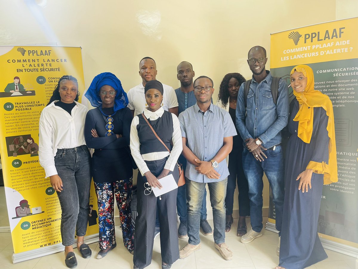 PPLAAF's tweet photo. #Senegal Du 21 au 23 février, se sont tenus à Dakar les “Ateliers des Médias” de @PPLAAF. Il s’agit d’ateliers de sensibilisation de journalistes et d’activistes aux concepts de lancement d’alerte, de fact-checking et de sécurité numérique. https://t.co/wsgOHxgCBi