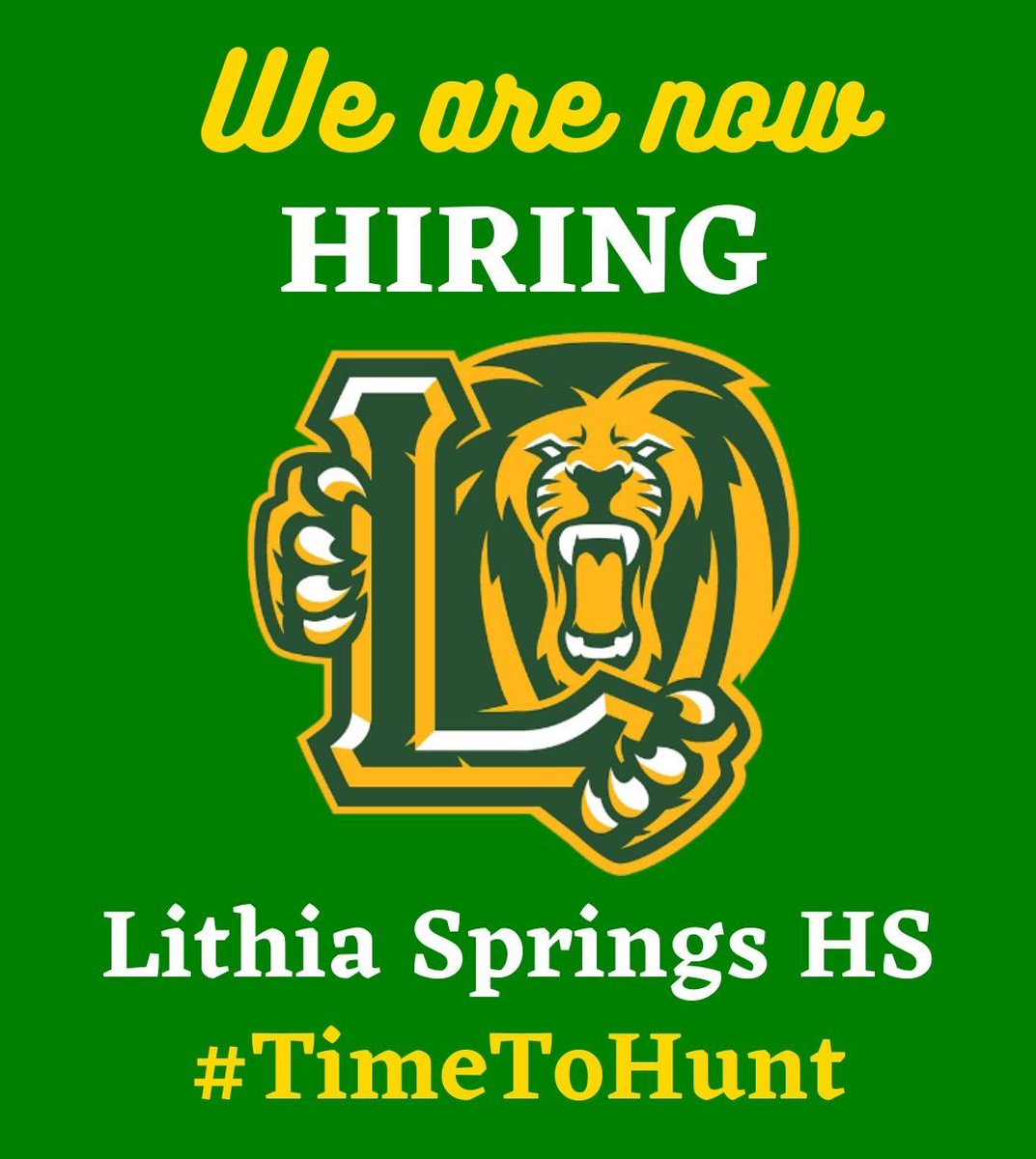 We are seeking candidates for the 23-24 school year for the following positions: Engineering, Computer Science, Physics, Advanced Math, English, and Band. Dm or email Travis.Joshua@dcssga.org if interested! #WeEducateMotivateElevate