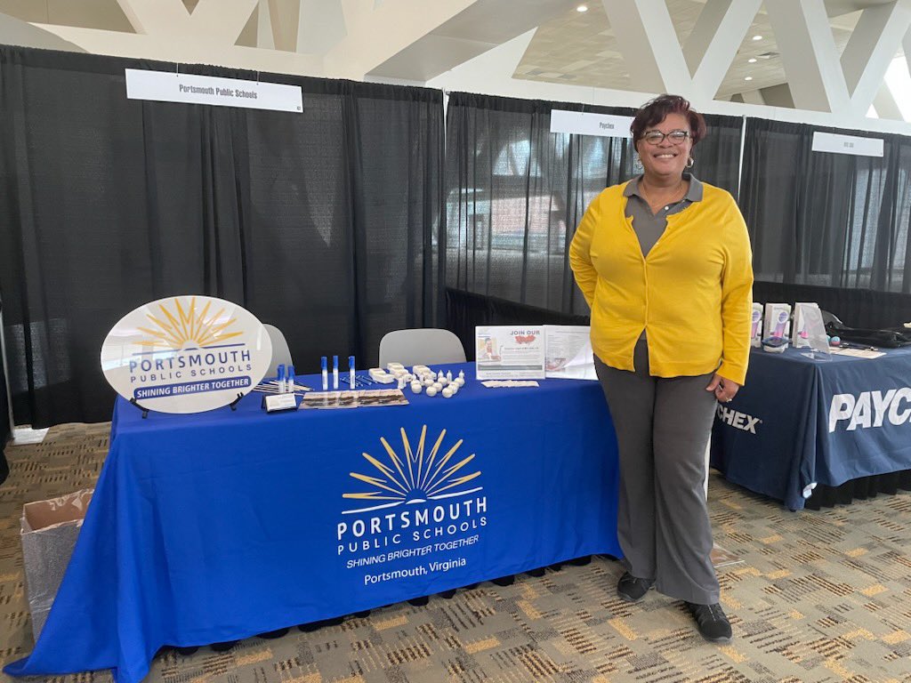 Come see Portsmouth Public Schools at the @CIAAForLife ! We are hiring teachers and support staff. #ppsshines @ebracyPPS @cardellpatillo