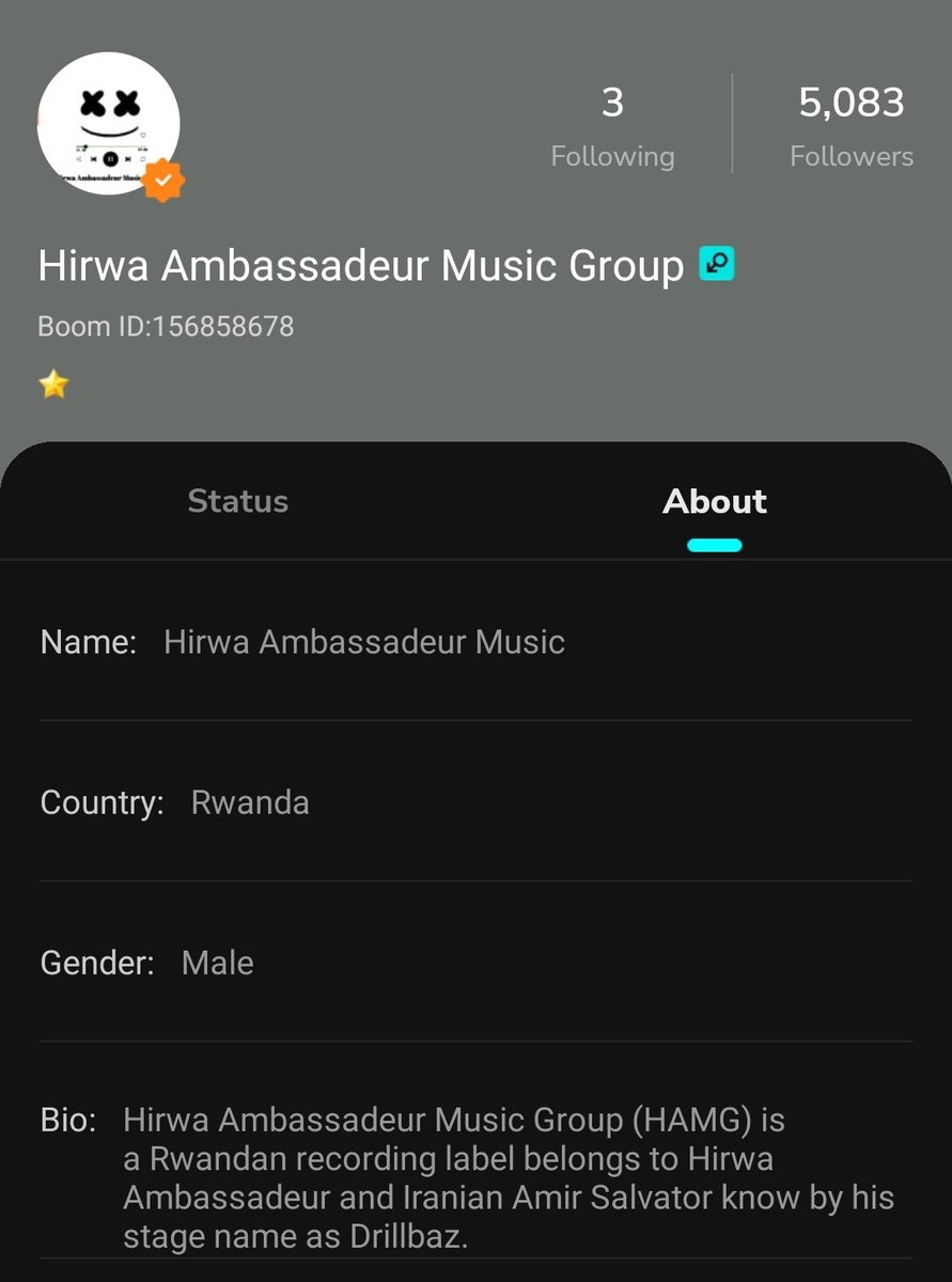Ambassadeur120's tweet photo. @BoomplayMusicGH  thanks for verifying my Label🙏❤️ https://t.co/FpFi40ySUX