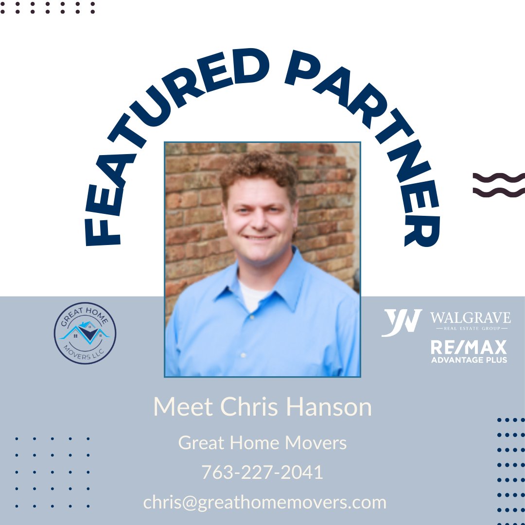 WalgraveGroup's tweet photo. Our featured partner this week is Chris Hanson with Great Home Movers!

https://t.co/JQzgYF3uJV https://t.co/MtWBQmU4CK