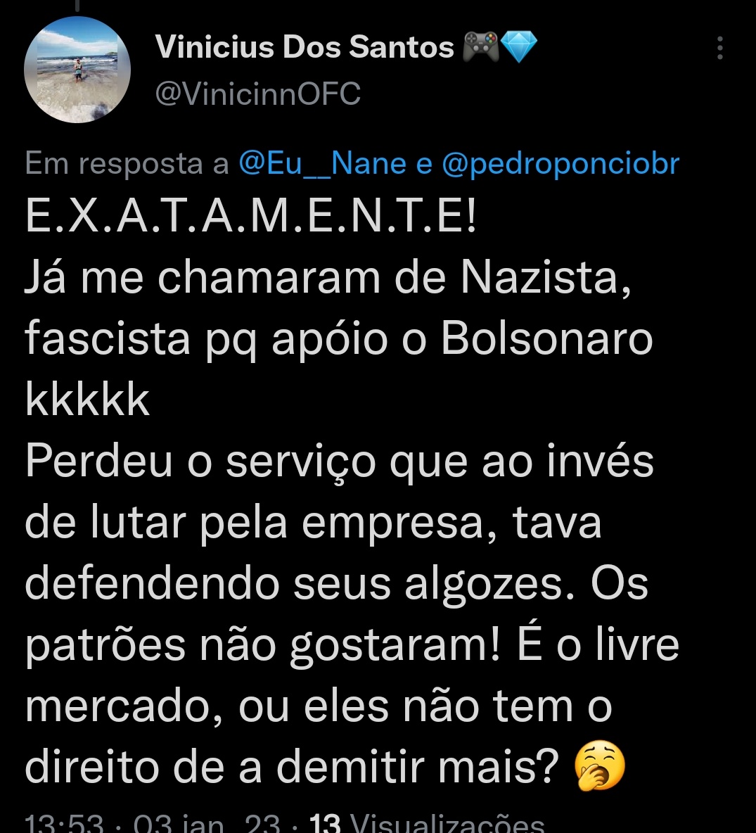 Anti_venom31's tweet photo. @VinicinnOFC @SonystaSensato Sim,  o mama rola do político. Mas o q esperar de quem tem esse QI de ameba https://t.co/41OG50JlXZ