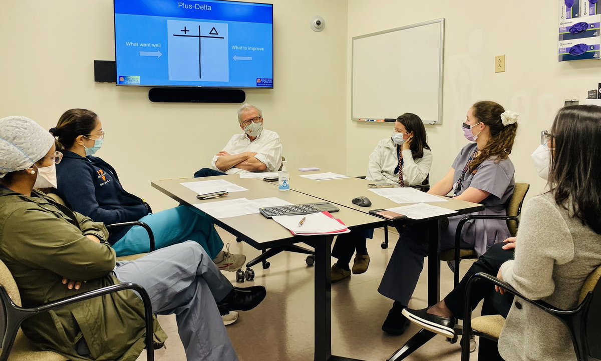 Very fortunate to have Dr Christine Park @cpark_stories be part of our Resident Simulation Education Day @UVaAnesthesia #CentralLines #cric #DebriefingTheDebriefer #MedSim @uicdme @UVaSOMFacDev @uvahealthnews @UVaGMEO