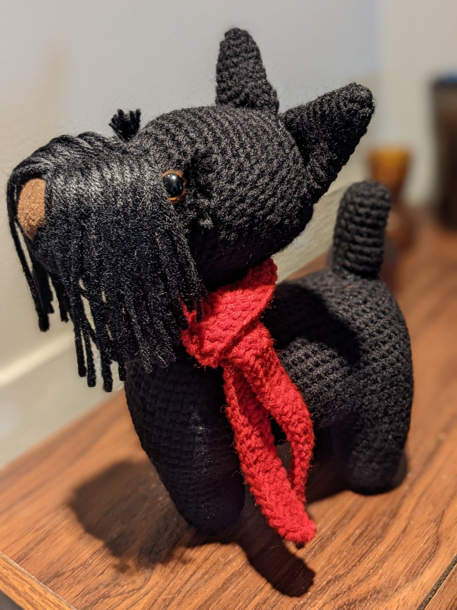 Puppy dog! This is one of my favorite puppies I've made. #dogs #puppy #amigurumi #crochetfun