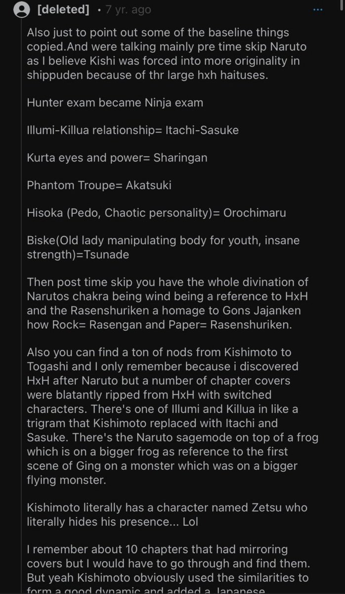 JessyCheyenne2's tweet photo. Naruto didn’t copy HxH, &amp; this thread proves that. 
I’m using this image that’s been circulating as reference &amp; proving that Dragon Ball is the blueprint for shonen.
So if you claim, Kishimoto copied Togashi, you should also be mad at Togashi for copying Toriyama! (Thread🧵) https://t.co/JzNxdtuNzj
