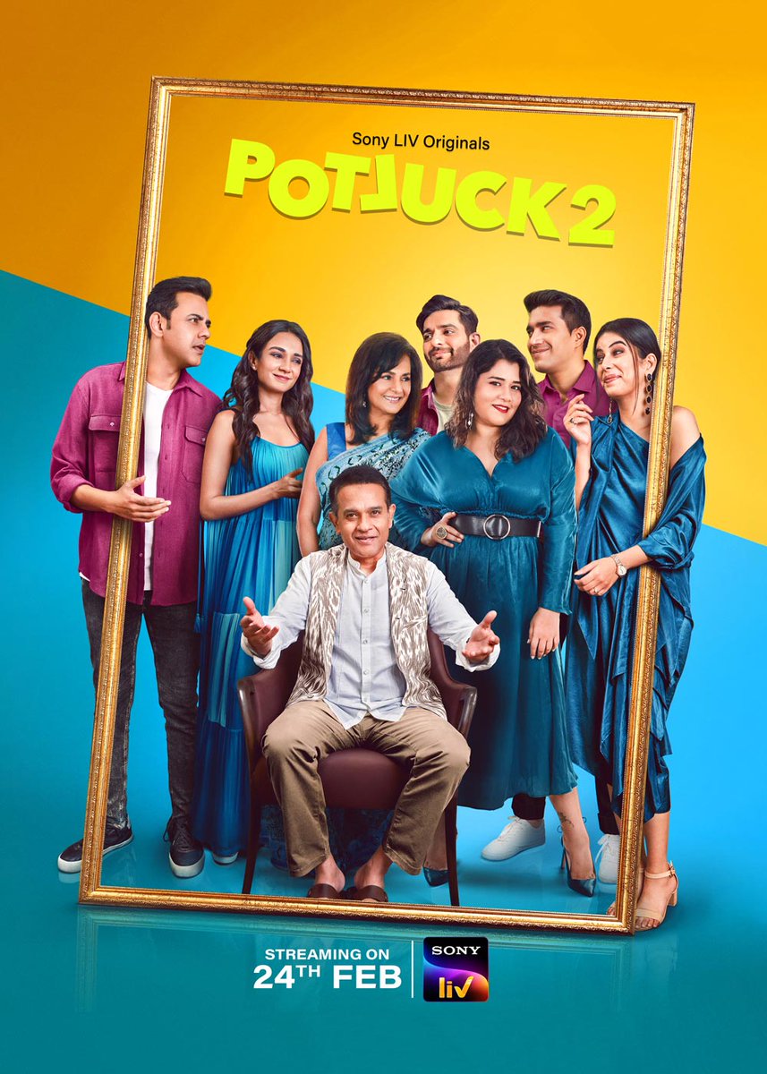 #Potluck S2 (2023), now streaming on @SonyLIV.

@cyrus_sahu @dubeyira @SinghaHarman #JatinSial @SaloniePatel @SiddhantKarnick @ShikhaTalsania @IamKituGidwani @SachdevSonali @VSood12 @sidkworld @rajshreeojha #KunalDasgupta @gauravlulla @pavneetgakhal @_thevivek15