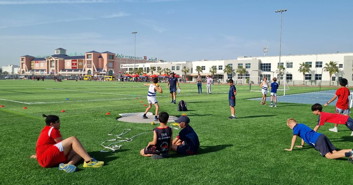 Fabulous Primary <a href="/dassa_sports/">DASSA Sports</a> Athletics event on our world class #DIABfacilities! Well done to all athletes who competed. Thanks to <a href="/BrightonDubai/">Brighton College DXB</a> <a href="/InfoECDubai/">The English College, Dubai</a> <a href="/JESSDubaiSport/">JESS Sport</a> <a href="/Gemsfirstpoint/">Gems FirstPoint</a> for participating! #DIABsport #DreamInspireAchieve