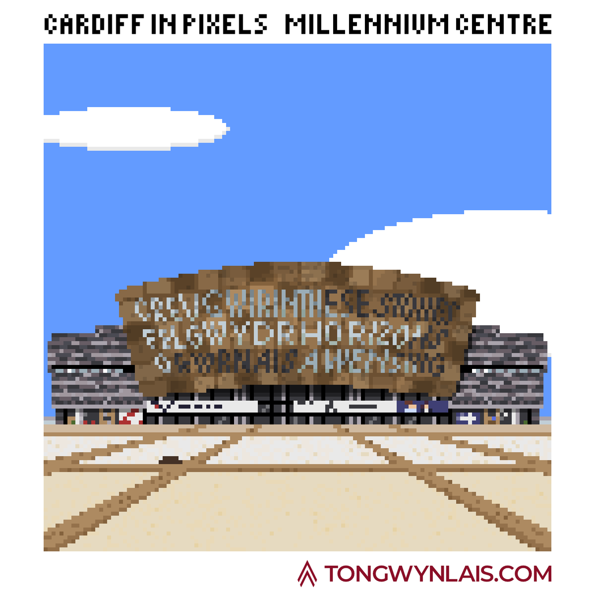 mytongwynlais's tweet photo. Another Cardiff landmark in pixels.
This is the amazing Wales Millennium Centre (@theCentre) in Cardiff Bay.
(128x128 pixels)
#PixelCardiff #PixelArtCardiff #PixelTon https://t.co/PMKhREOBnV