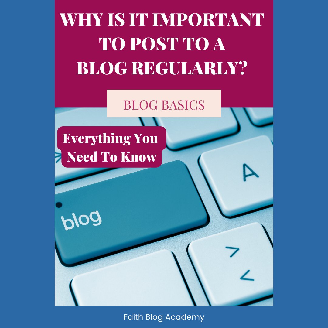 FaithBlogAcadem's tweet image. Do you understand why it is important to post to a blog regularly? Learn everything you need to know about posting to your blog. CLICK to read more! #blogging #howtoblog #blogposts #blogbasics rli.to/2yp8J