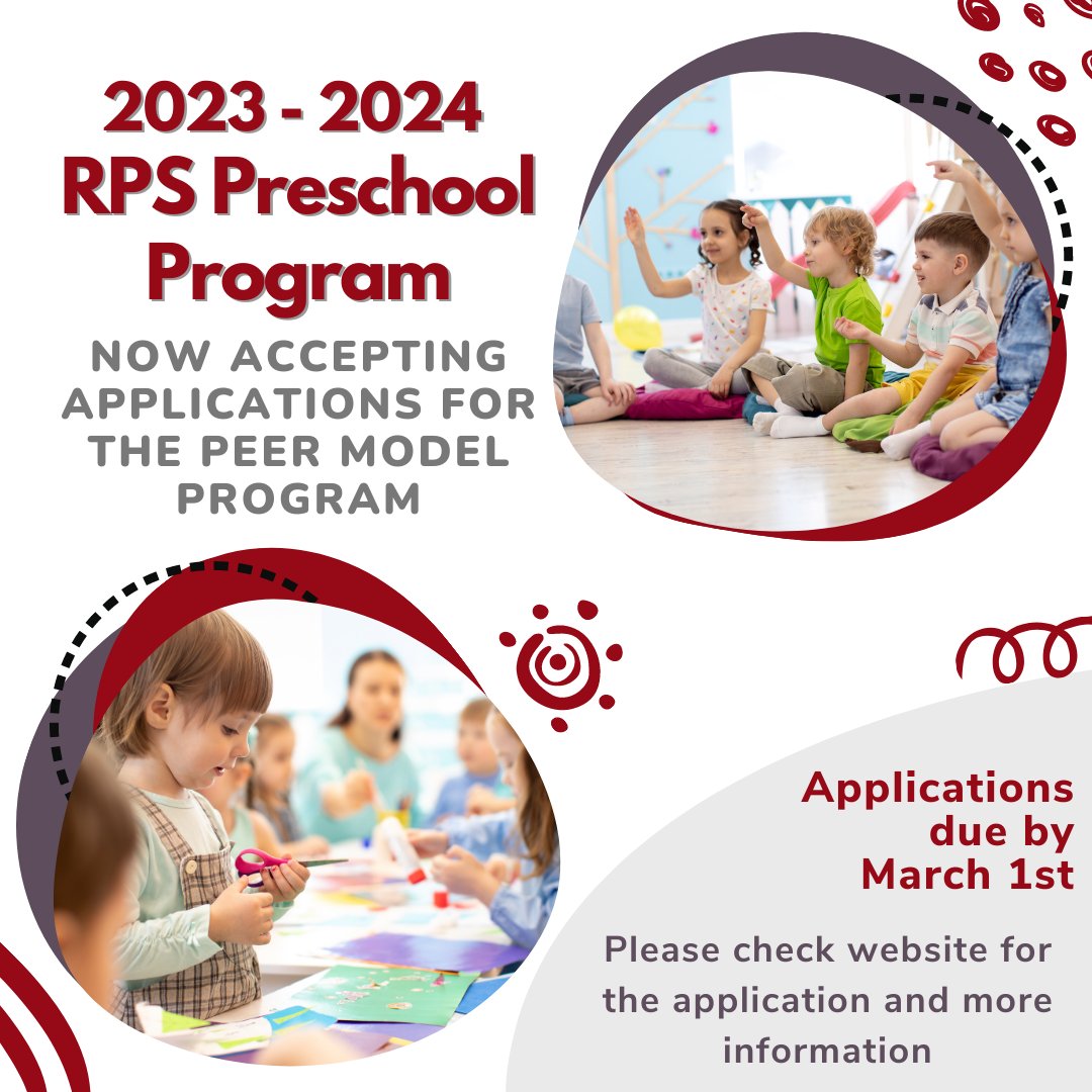 RidgefieldPS's tweet photo. RPS Preschool Program
Applications due by March 1st

https://t.co/vXavPFk9M1 https://t.co/Nb5R2VdRdn