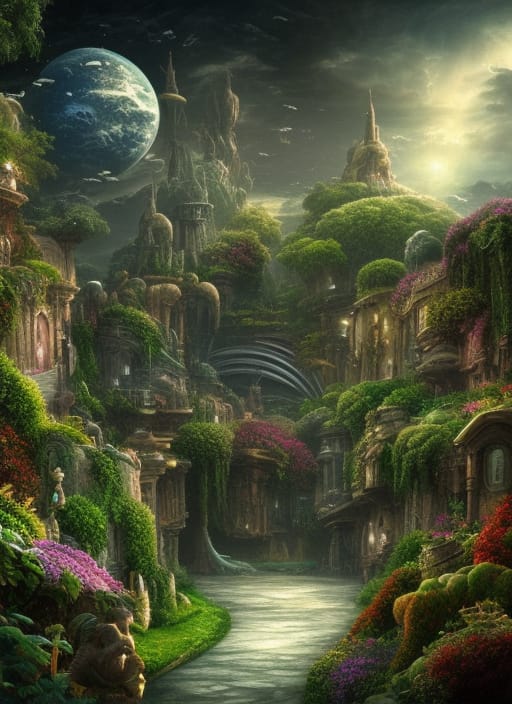 "Space Garden  - made with @NightCafeStudio 

creator.nightcafe.studio/creation/1yw6H…

#aiart #nightcafe #digitalart