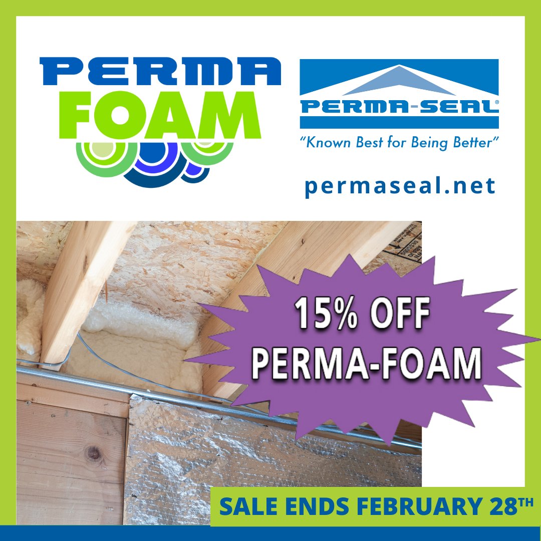 permasealchi's tweet image. During the month of February, Perma-Seal is offering 15% off Perma-Foam and all other insulation products and services.

Reach out today to book your appointment and learn more.

#FebruarySale #CrawlSpaceEncapsulation #PermaFoam