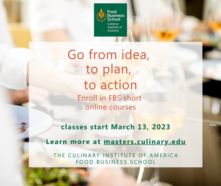 foodbizschool's tweet photo. FBS online #foodbiz courses starting March 13 are now open for enrollment! With topics on #designthinking #brandmanagement #foodsupplychains + #venturefunding. Plus bundle savings for all 4 courses: https://t.co/rhn42muBCQ https://t.co/LxtiXm1s5g