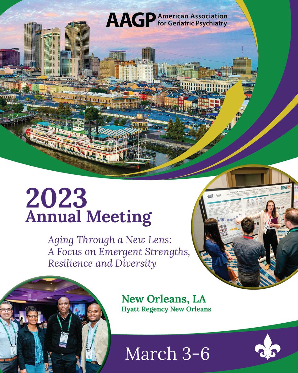 GeriPsyc's tweet photo. Check out some of the fun things there are to do in New Orleans while you're at #AAGPAM23! - https://t.co/YRN7zTXcEF #GeriPsych #Geriatrics #mentalhealth https://t.co/8gLWN6llq4