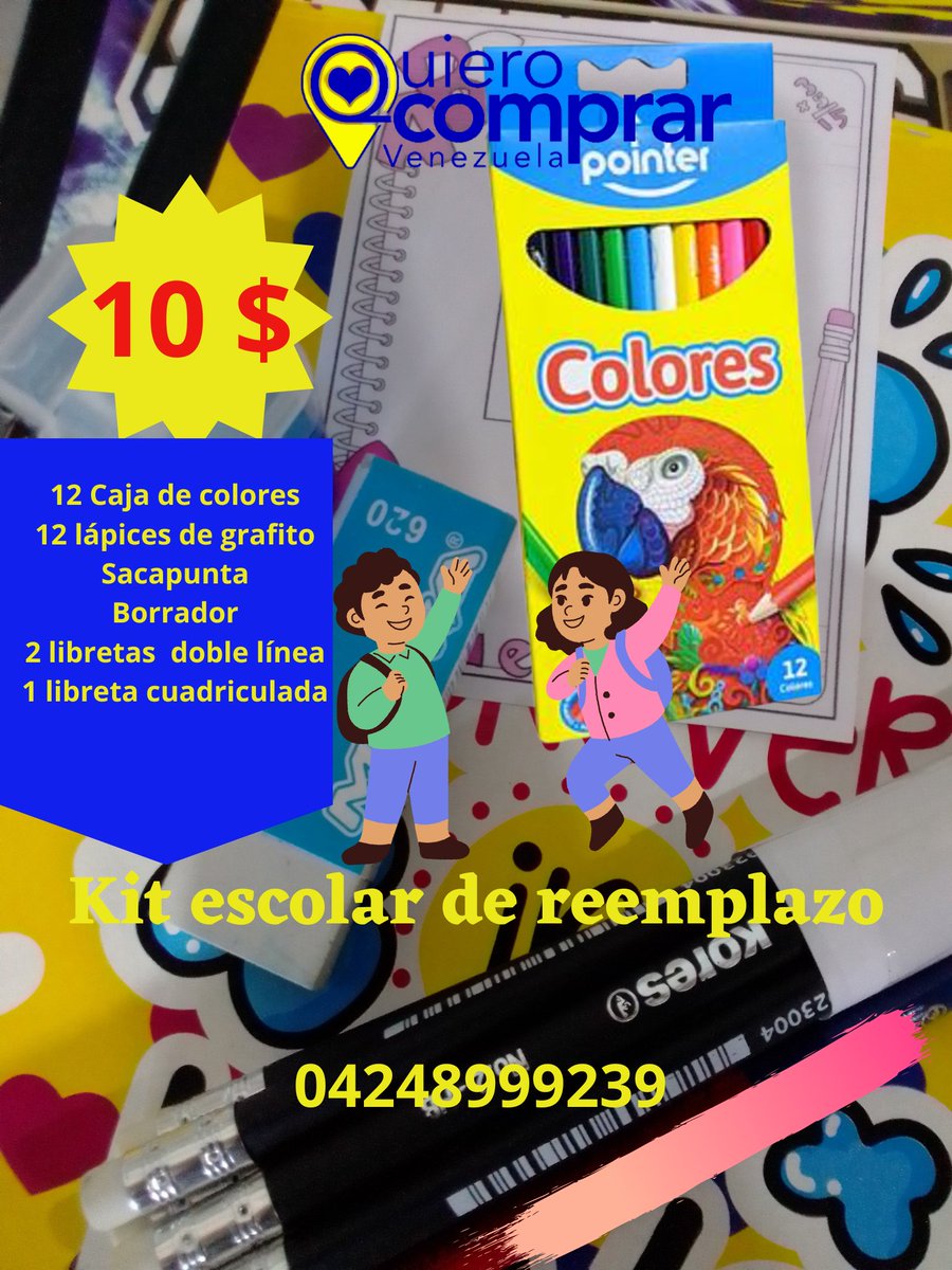 QuierocomprarV's tweet photo. #útilesescolares #colores #lapices #colegio 
#islademargarita
#Porlamar https://t.co/dDKO5MrlIs
