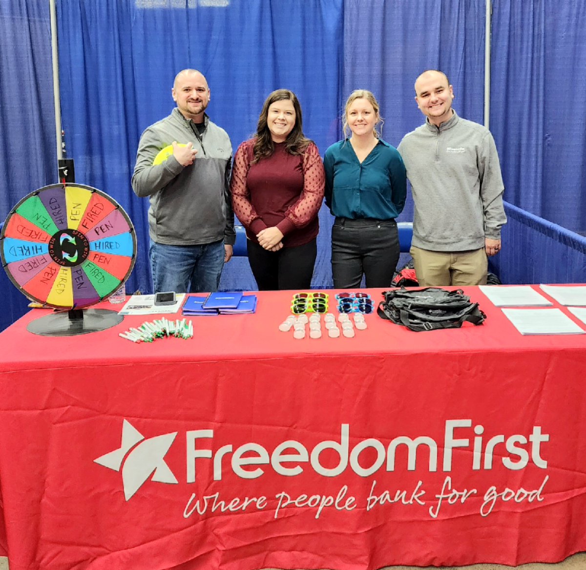 FreedomFirstCU's tweet photo. Empowering the Next Generation: Freedom First participated at Career Quest to encourage 10th Graders to further their career exploration. #Bankforgood #CareerQuest #FFCUJobs 💼 https://t.co/JlVd3gBx39
