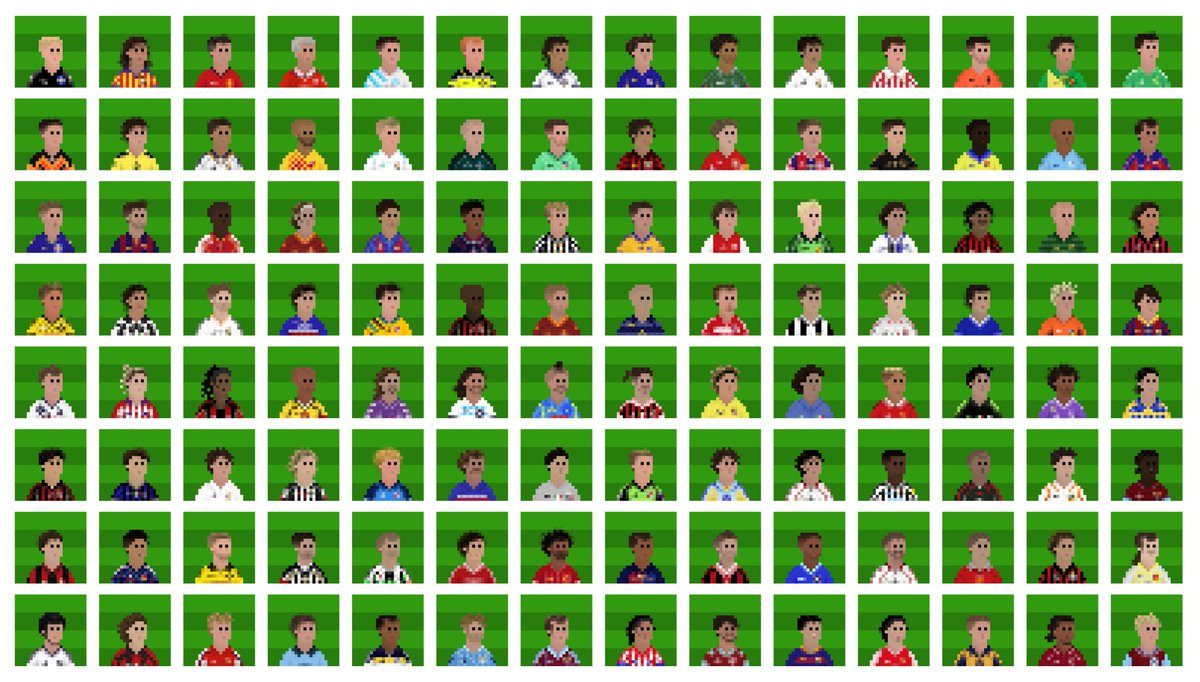 GM everyone! 

🟩⚽️⚽️⚽️🟩

👇 Who's your favourite PixelPlayer?

#FootballFans #NFTCommunity #SportsCollectibles