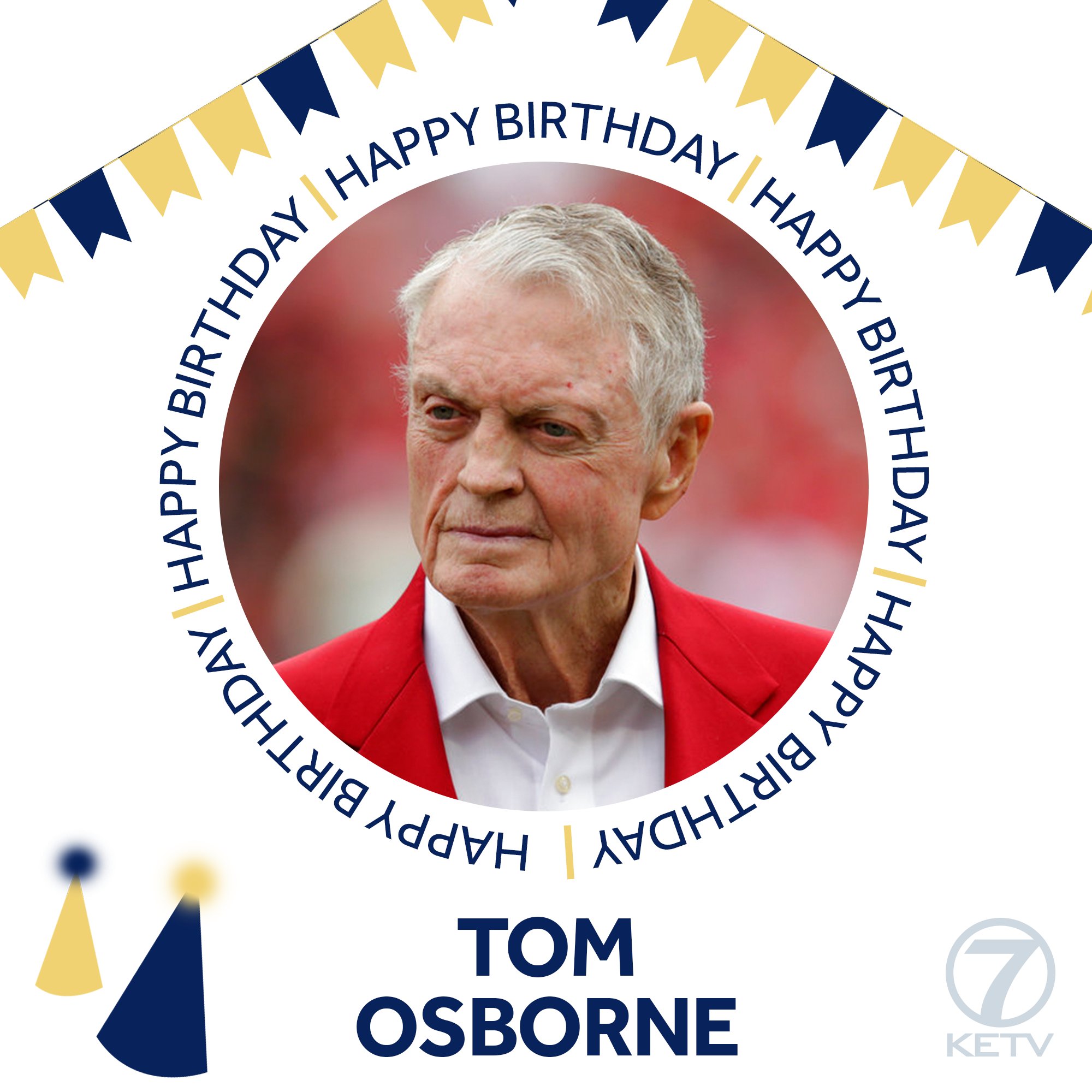 Happy birthday to legend Tom Osborne!  