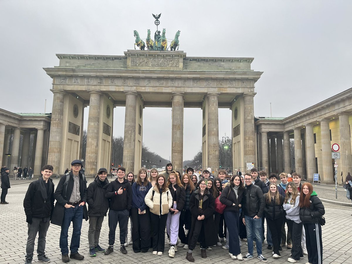 Day 1 - Year 13 have arrived safely in Berlin and enjoyed a walking tour of the City this afternoon 🇩🇪 #Berlin23