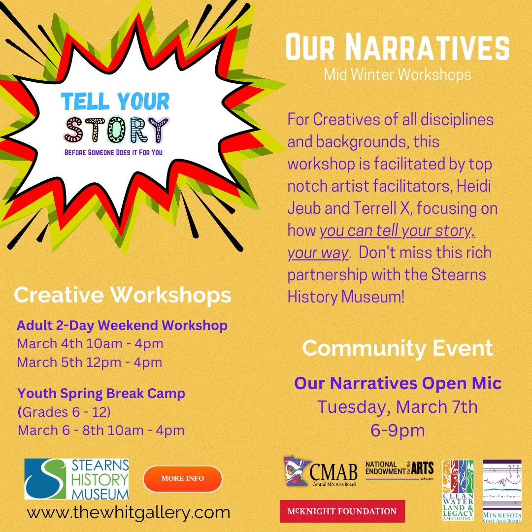 HeidiJeub's tweet photo. "...Heidi and Terrell were excellent facilitators and have great skill in not only a wide range of artistic elements, but also in providing unforgettable, community-oriented growth opportunities..." -Amber Sign Up Today! - - https://t.co/A3u75NlzvP https://t.co/gNVFsNrMpP