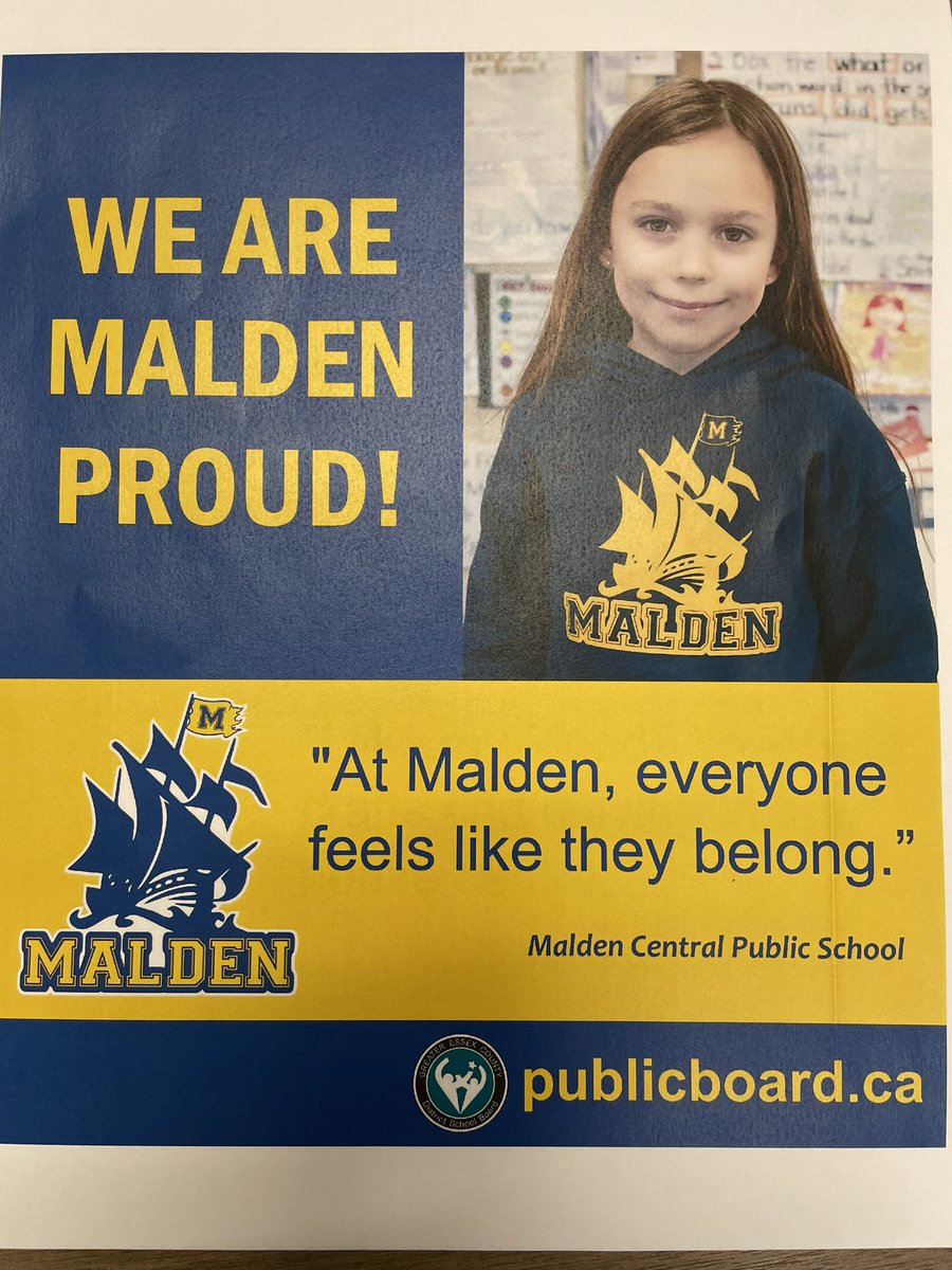 Due to a power outage, Malden Central Public School’s Kindergarten Open House is now Thursday March 2 from 5-7 p.m.